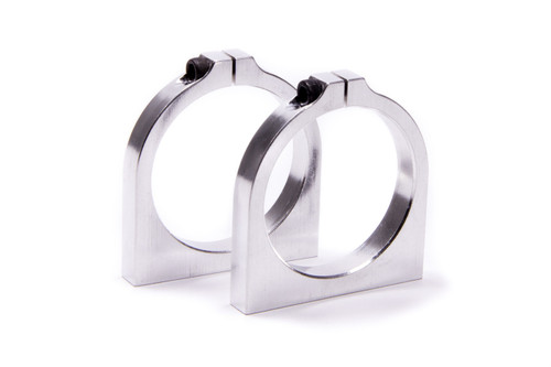 Oil Filter Mount - Flat Mount - Aluminum - Natural - Peterson 2 in OD Filters - Pair