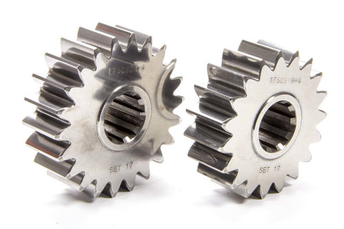 Quick Change Gear Set - Sportsman - Set 17 - 10 Spline - 4.11 Ratio 4.76 / 3.55 - 4.86 Ratio 5.63 / 4.20 - Steel - Each Quick Change Gear Set - Sportsman - Set 17 - 10 Spline - 4.11 Ratio 4.76 / 3.55 - 4.86 Ratio 5.63 / 4.20 - Steel - Each