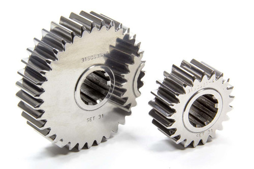 Quick Change Gear Set - Sportsman - Set 31 - 10 Spline - 4.11 Ratio 6.85 / 2.47 - 4.86 Ratio 8.10 / 2.92 - Steel - Each Quick Change Gear Set - Sportsman - Set 31 - 10 Spline - 4.11 Ratio 6.85 / 2.47 - 4.86 Ratio 8.10 / 2.92 - Steel - Each