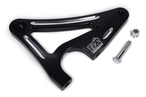 Steering Arm - Driver Side - 3-1/4 in Bolt Span - Aluminum - Black Anodized - Sprint Car - Each