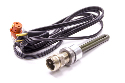 Engine Oil Heater - Internal Element - 300 Watt - 220V Rating - 6 ft Cord - Weld-On - 1 in NPT Aluminum Fitting / Steel Bung - Kit