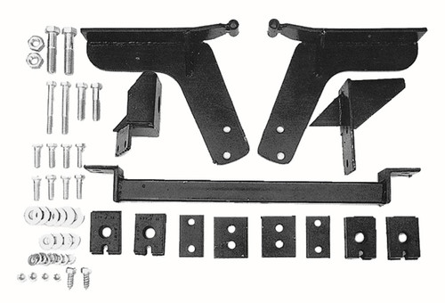 Motor Mount - Crossmember Included - Steel - Chevy Vega / Pontiac Astra to Chevy V8 and TH350 - Kit