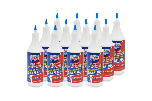 Gear Oil - Heavy Duty - 85W140 - Limited Slip Additive - Conventional - 1 qt Bottle - Set of 12 Gear Oil - Heavy Duty - 85W140 - Limited Slip Additive - Conventional - 1 qt Bottle - Set of 12