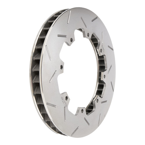 Brake Rotor - 40 Vane - Passenger Side - Directional / Slotted - 11.750 in OD - 1.250 in Thick - 8 x 7.000 in Bolt Pattern - Iron - Natural - Each Brake Rotor - 40 Vane - Passenger Side - Directional / Slotted - 11.750 in OD - 1.250 in Thick - 8 x 7.000 in Bolt Pattern - Iron - Natural - Each
