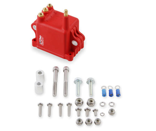 Ignition Coil Pack - Pro CDI 600 - Square - 0.064 ohm - Male HEI - 50000V - Red - GM LS-Series - Each Ignition Coil Pack - Pro CDI 600 - Square - 0.064 ohm - Male HEI - 50000V - Red - GM LS-Series - Each