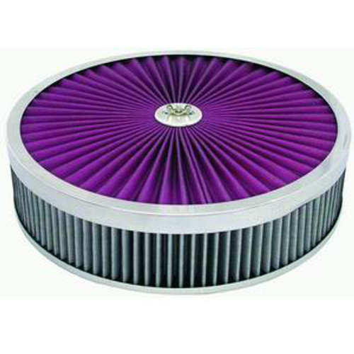 Air Cleaner Assembly - 14 in Diameter - 3 in Tall - Reusable Cotton - Each
