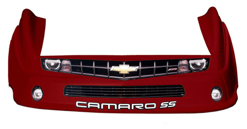 Nose - MD3 - Combo - New Style - Fenders / Nose / Graphics - Plastic - Red - Camaro 2010 - Dirt Late Model - Kit Nose - MD3 - Combo - New Style - Fenders / Nose / Graphics - Plastic - Red - Camaro 2010 - Dirt Late Model - Kit
