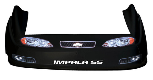 Nose - MD3 - Combo - New Style - Fenders / Nose / Graphics - Plastic - Black - Chevy Impala - Dirt Late Model - Kit