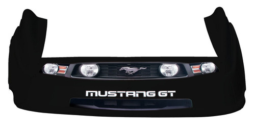 Nose - MD3 - Combo - New Style - Fenders / Nose / Graphics - Plastic - Black - Ford Mustang 2010 - Dirt Late Model - Kit