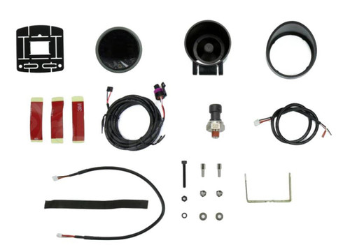 Fuel Pressure Gauge - Premium - 0-85 psi - Electric - Analog / Digital - Full Sweep - 2-1/16 in Diameter - Black Face - Red / White LED - Each Fuel Pressure Gauge - Premium - 0-85 psi - Electric - Analog / Digital - Full Sweep - 2-1/16 in Diameter - Black Face - Red / White LED - Each