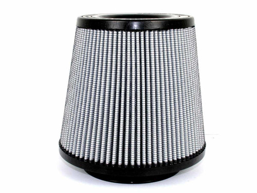 Air Filter Element - Magnum FLOW Pro DRY S - Clamp-On - Conical - 9 in Base Diameter - 7 in Top Diameter - 8 in Tall - 5.5 in Flange - Synthetic - White - Universal - Each