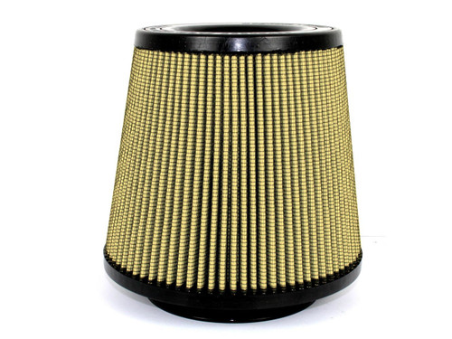 Air Filter Element - Magnum FLOW Pro GUARD7 - Clamp-On - Conical - 9 in Base - 7 in Top Diameter - 8 in Tall - 5.5 in Flange - Synthetic - Yellow - Universal - Each Air Filter Element - Magnum FLOW Pro GUARD7 - Clamp-On - Conical - 9 in Base - 7 in Top Diameter - 8 in Tall - 5.5 in Flange - Synthetic - Yellow - Universal - Each