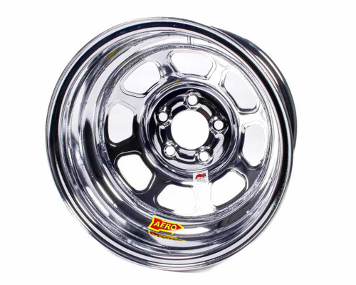 Wheel - 52-Series - 15 x 8 in - 1.000 in Backspace - 5 x 4.75 in Bolt Pattern - Steel - Chrome - Each