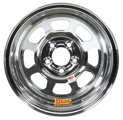 Wheel - 52-Series - 15 x 8 in - 2.000 in Backspace - 5 x 4.75 in Bolt Pattern - Steel - Chrome - Each Wheel - 52-Series - 15 x 8 in - 2.000 in Backspace - 5 x 4.75 in Bolt Pattern - Steel - Chrome - Each