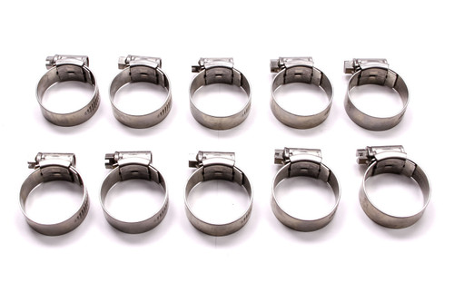Hose Clamp - Worm Gear - 22-30 mm - Stainless - Set of 10 Hose Clamp - Worm Gear - 22-30 mm - Stainless - Set of 10