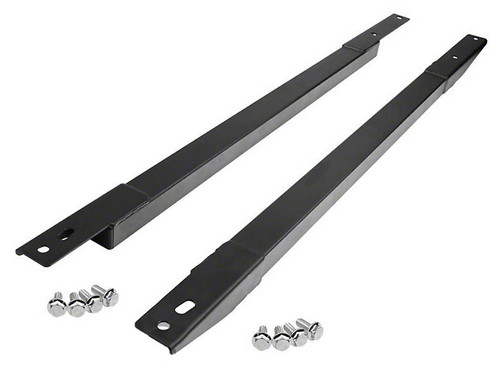 Jacking Rails - Ultra Lite - Steel - Black Powder Coat - Ford Mustang 2015-16 - Pair