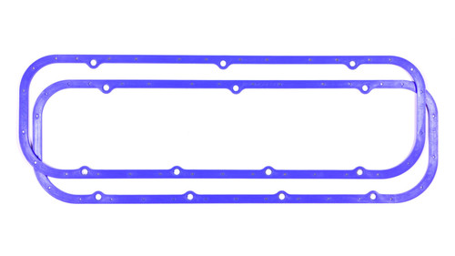 Valve Cover Gasket - Perm-Align - 0.188 in Thick - Steel Core Silicone Rubber - Big Block Chevy - Pair