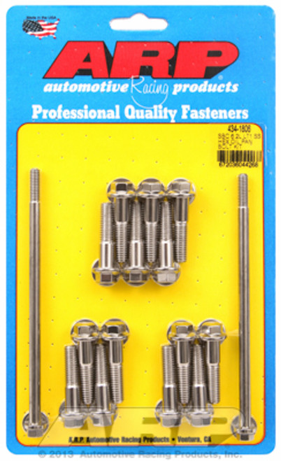 Oil Pan Bolt Kit - Hex Head - Stainless - Polished - GM GenV LT-Series - Kit