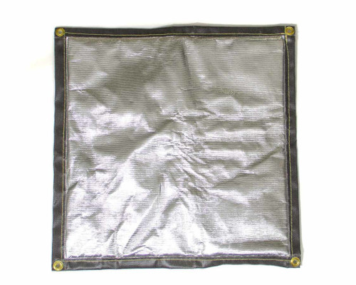 Heat Barrier - 18 x 18 in - 600 Degree Fahrenheit Maximum - Non-Asbestos - Aluminized - Each Heat Barrier - 18 x 18 in - 600 Degree Fahrenheit Maximum - Non-Asbestos - Aluminized - Each