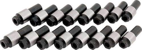 Rocker Arm Nut - 7/16-20 in Thread - 0.750 in Body Diameter - 2.050 in Long - Steel - Small Block Chevy - Set of 16