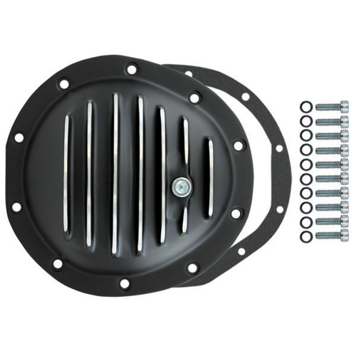 Differential Cover - Aluminum - Black Anodized - 8.25 in - GM 10-Bolt - Each