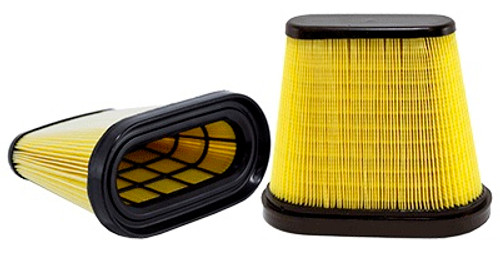 Air Filter Element - Conical - 9.625 in Base L x 5 in Base W - 6.75 in Top L x 2.438 in Top W - 8.438 in Tall - Paper - White - Chevy Corvette 2014-19 - Each