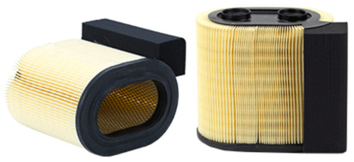 Air Filter Element - Oval - 11.625 in Length - 6.625 in Width - 9.53 in Tall - Paper - White - Ford Powerstroke / Ford Triton - Ford Fullsize Truck 2017-19 - Each