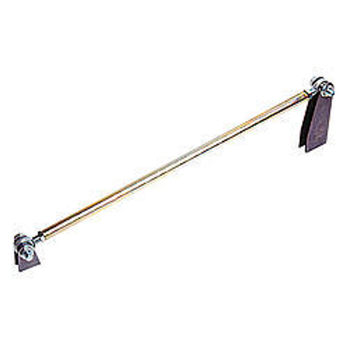 Panhard Bar - Bolt-On - 30 in Long - Spherical Rod Ends - 1 x 0.156 in DOM Tubing - Brackets / Hardware Included - Steel - Natural - Kit
