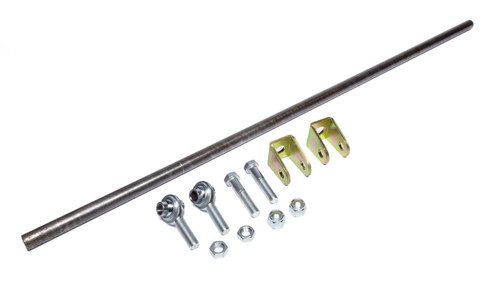 Diagonal Link - Bolt-On - 35 in Long - 3/4 x 0.156 in Tubing - 5/8 and 3/4 in Rod Ends - Hardware Included - Steel - Natural - Kit