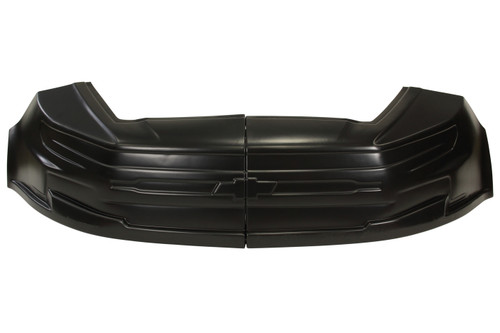 Nose - 2-Piece Complete - Upper - Plastic - Black - Chevy Silverado - Short Track Truck - Kit Nose - 2-Piece Complete - Upper - Plastic - Black - Chevy Silverado - Short Track Truck - Kit