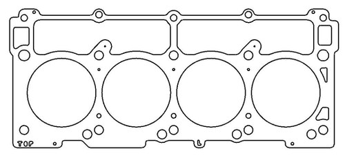 Cylinder Head Gasket - 3.950 in Bore - 0.027 in Compression Thickness - Driver Side - Multi-Layer Steel - Mopar Gen III Hemi - Each