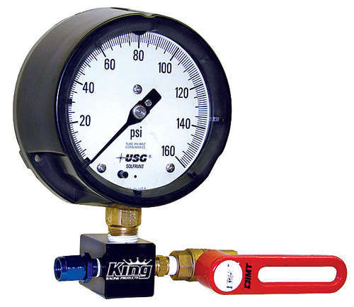 Bypass Setup Tool - 0-160 psi - 4 in Gauge - Mechanical Fuel Injection - Each