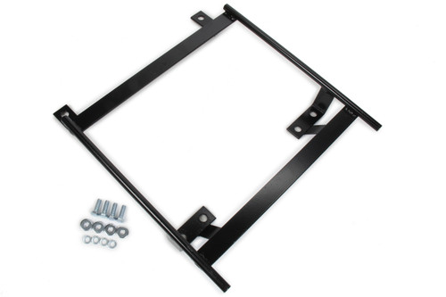 Seat Adapter Bracket - Driver / Passenger Side - Steel - Black Powder Coat - GM A-Body 1978-87 - Each