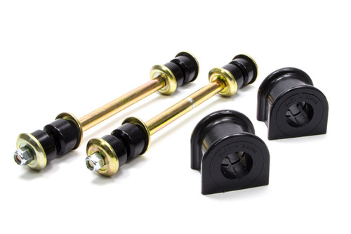 Sway Bar Bushing - Hyper-Flex - Front - 29 mm Bar - End Links - Polyurethane / Steel - Black / Cadmium - Ford / Mazda Compact Truck 1998-2011 - Kit