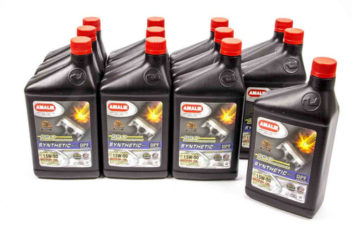 Motor Oil - Pro High Performance - 15W50 - Semi-Synthetic - 1 qt Bottle - Set of 12