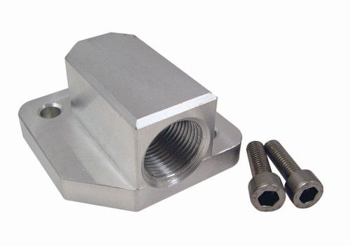 IAC Valve Adapter - Ford Style to GM Style - Hardware Included - Aluminum - Natural - Each