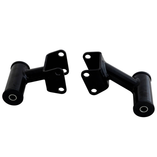Motor Mount - Bolt-On - Steel - Black Powder Coat - QA1 Conversion - Mopar Gen III Hemi - Mopar B-Body / E-Body 1966-74 - Pair