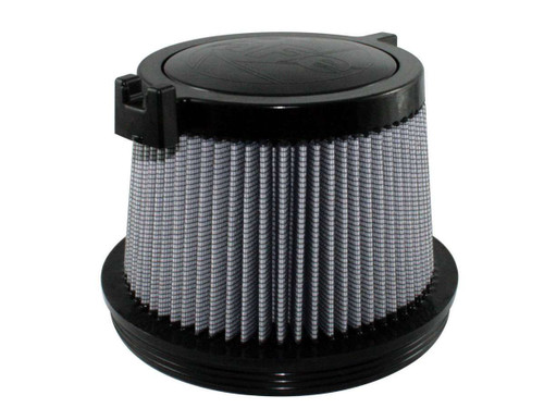 Air Filter Element - Magnum FLOW Pro DRY S - Conical - Synthetic - White - GM Duramax - GM Fullsize Truck 2006-10 - Each
