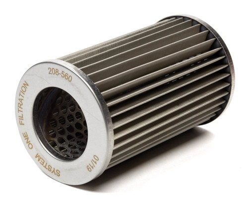 Oil Filter Element - 45 Micron - Stainless Element - System1 Billet Housing Filters - Each