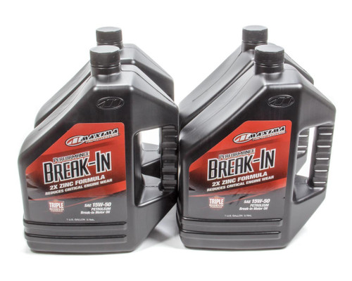 Motor Oil - Performance Break-In - High Zinc - 15W50 - Conventional - 1 gal Bottle - Set of 4 Motor Oil - Performance Break-In - High Zinc - 15W50 - Conventional - 1 gal Bottle - Set of 4