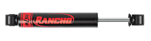 Steering Stabilizer - RS7MT - Monotube - 12.72 in Compressed / 19.29 in Extended - Steel - Satin Black - Various Applications - Each