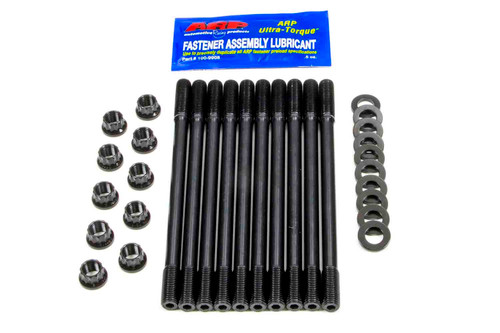 Cylinder Head Stud Kit - 12 Point Nuts - Chromoly - Black Oxide - Undercut - GM 4-Cyliner - Kit Cylinder Head Stud Kit - 12 Point Nuts - Chromoly - Black Oxide - Undercut - GM 4-Cyliner - Kit