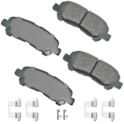 Brake Pads - ProACT - Front - Toyota Midsize SUV 2008-13 - Set of 4 Brake Pads - ProACT - Front - Toyota Midsize SUV 2008-13 - Set of 4