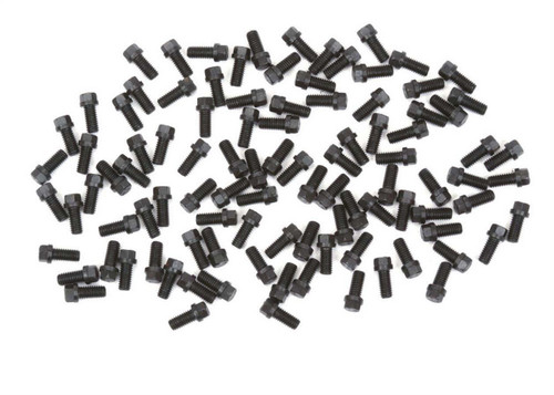 Header Bolt - 3/8-16 in Thread - 0.75 in Long - Hex Head - Steel - Black Oxide - Set of 100 Header Bolt - 3/8-16 in Thread - 0.75 in Long - Hex Head - Steel - Black Oxide - Set of 100