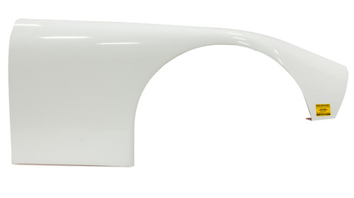 Fender - Passenger Side - ABC - 10 in Wide Tires - Fiberglass - White - Each