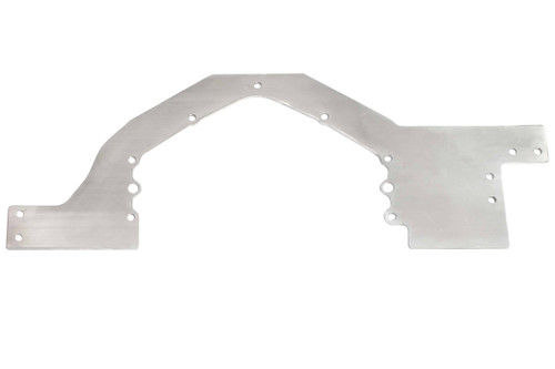 Motor Plate - Mid - 12 x 36 x 1/4 in - Aluminum - Natural - GM LS-Series - GM F-Body 1993-2002 - Each
