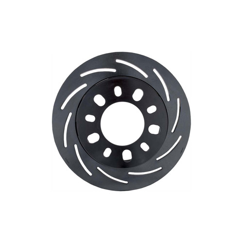 Brake Rotor - Rear - Driver Side - Directional / Slotted - 2-Piece - 11.250 in OD - 0.350 in Thick - Steel - Natural - Each Brake Rotor - Rear - Driver Side - Directional / Slotted - 2-Piece - 11.250 in OD - 0.350 in Thick - Steel - Natural - Each