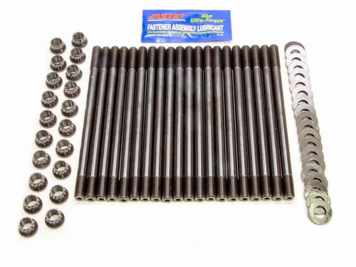 Cylinder Head Stud Kit - 12 Point Nuts - Chromoly - Black Oxide - Ford Coyote - Kit
