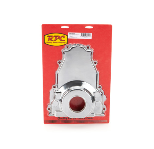 Timing Cover - 1-Piece - Aluminum - Polished - GM LS-Series - Each