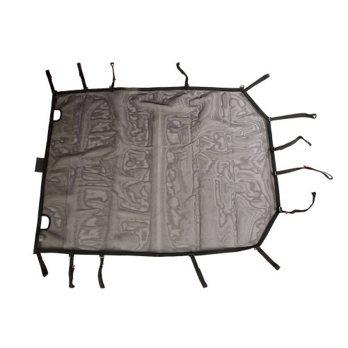Roof Sun Shade - Eclipse - Full Length - Hook and Loop - Mesh - Black - 4-Door - Jeep Wrangler JL 2018 - Each